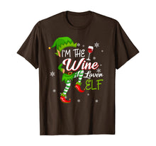 Load image into Gallery viewer, I'm The Wine Lover Elf Matching Family Christmas Shirts T-Shirt
