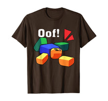 Load image into Gallery viewer, OOF! Funny Blox Noob Gamer T-Shirt
