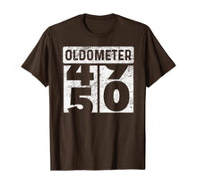 Load image into Gallery viewer, Oldometer Odometer Funny 50th Birthday Gift 50 yrs Old Joke T-Shirt
