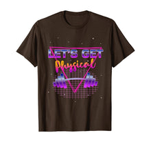 Load image into Gallery viewer, Lets get physical 80&#39;s Retro Totally Rad Workout Gym Gift T-Shirt

