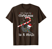 Load image into Gallery viewer, All I Want For Christmas Is Sloth Lovers Christmas Pajama T-Shirt
