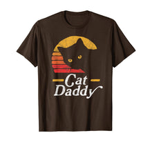 Load image into Gallery viewer, Cat Daddy Vintage Eighties Style Cat Retro Distressed  T-Shirt
