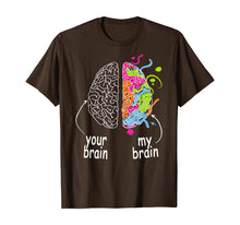 Load image into Gallery viewer, Neurodiversity brain Gift idea for Dyslexia ADHD Autism ASD T-Shirt

