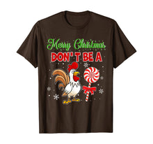 Load image into Gallery viewer, Rooster Merry Christmas Don&#39;t Be ASucker Christmas T-Shirt
