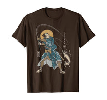 Load image into Gallery viewer, FISHING SAMURAI NO.3 Funny samurai fishing lover gift T-Shirt
