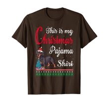 Load image into Gallery viewer, This Is My Christmas Pajama Shirt - Miniature Dachsund Santa T-Shirt
