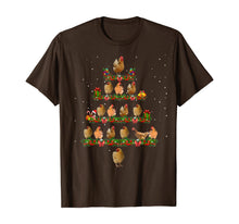 Load image into Gallery viewer, Chicken Christmas Tree Lights Funny Chicken Xmas Gift T-Shirt
