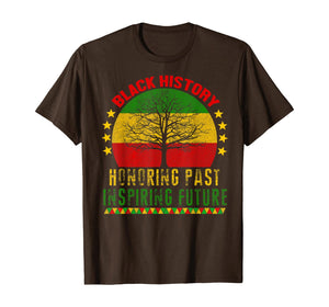Honoring Past Inspiring Future Black History Month T-Shirt-1059105
