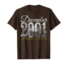 Load image into Gallery viewer, December 2001 Tee 18 Year Old Shirt 2001 18th Birthday Gift T-Shirt
