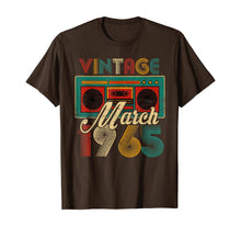 Load image into Gallery viewer, March 1965 Limited Edition Vintage Gifts 55th Birthday T-Shirt-407294

