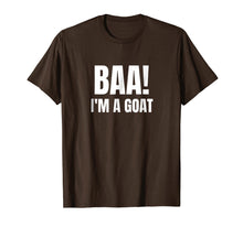 Load image into Gallery viewer, Baa I'm A Goat Funny Halloween Costume Tshirt
