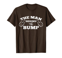 Load image into Gallery viewer, Mens The Man Behind The Bump Fathers Expecting T-Shirt
