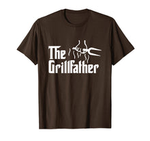 Load image into Gallery viewer, The Grillfather Funny BBQ Dad BBQ Grill Dad Grilling T Shirt
