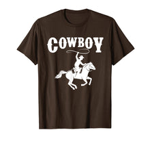Load image into Gallery viewer, Cowboy Lasso Horse Riding - Wild West Rodeo Stampede T-Shirt

