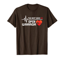 Load image into Gallery viewer, Post Heart Surgery Bypass Recovery Tshirt Open Heart Warrior
