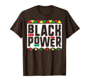 Black Power T-Shirt for Men Women Kids History Month Africa