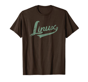 Linux IT Systems Engineer Nerd Geek Throwback T Shirt