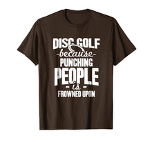 Load image into Gallery viewer, Disc Golf Punching People Shirt I Funny Discgolf T-Shirt
