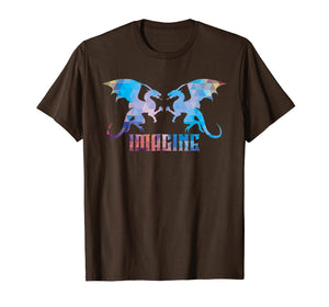 Fractal Fantasy Dragons Imagine Big Fan Dragon Lover gift