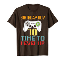 Load image into Gallery viewer, Kids Level 10 Unlocked T-Shirt 10th Video Gamer Birthday Gif
