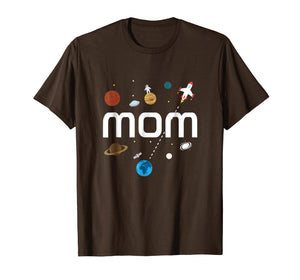 Mom Outer Space Birthday Party T-Shirt
