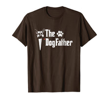 Load image into Gallery viewer, Mens The Dogfather German Shepherd Dog Dad Tshirt Father&#39;s Day
