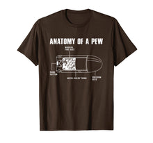 Load image into Gallery viewer, Anatomy Of A Pew Funny Bullet Gun Lovers T-Shirt
