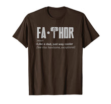 Load image into Gallery viewer, Fa-Thor Like Dad just Cooler Papa t shirts from sons
