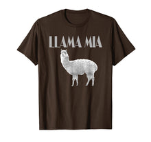 Load image into Gallery viewer, Funny Italian Farm T-Shirt Llama Mia
