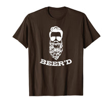Load image into Gallery viewer, Mens Beer&#39;d Hop Beard Bearded Beer Drinkers Tshirt for Men
