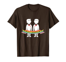 Load image into Gallery viewer, Gay Couple Shirt Just Married Rainbow LGBT Wedding Gift
