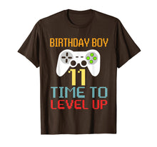 Load image into Gallery viewer, Kids Level 11 Unlocked T-Shirt 11th Video Gamer Birthday Gif
