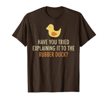Load image into Gallery viewer, Programmer Rubber Duck Debugging T-Shirt Funny Gift Shirt
