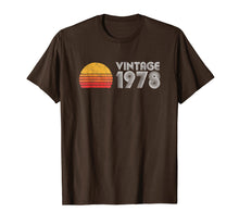 Load image into Gallery viewer, Vintage 1978 - 40th Birthday Gift Throwback T-Shirt
