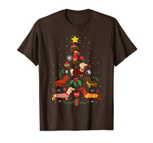 Load image into Gallery viewer, Funny Dachshund Christmas Tree Shirt Ornament Decor Gift
