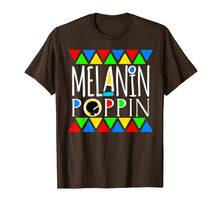 Load image into Gallery viewer, Melanin Poppin! Black Beauty African Pride T-Shirt
