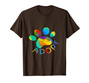 Dog Adoption Adopt Rescue Gift T Shirt For Men Women Kids
