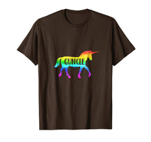 Load image into Gallery viewer, LGBT Proud Guncle Unicorn Shirt

