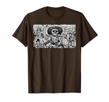 Load image into Gallery viewer, Skeleton Sombrero Mexico Day Of The Dead Dia De Los Muertos  T-Shirt
