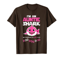 Load image into Gallery viewer, i'm an auntie shark who happens to cuss a lot doo doo doo
