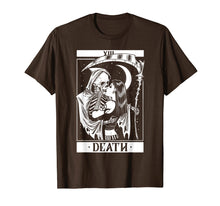 Load image into Gallery viewer, Blackcraft Vintage Death Tarot 13 Card Shirt The Reaper
