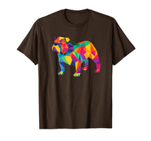 Load image into Gallery viewer, English Bulldog Geo Fractal T-Shirt
