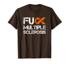 Load image into Gallery viewer, Fuck Multiple Sclerosis MS Support Ribbon Fight Cure Shirt

