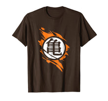 Load image into Gallery viewer, Goku Kame Symbol Ripped T Shirt
