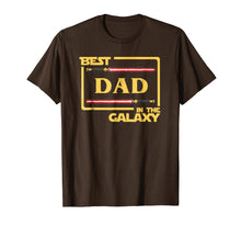 Load image into Gallery viewer, Mens Best Dad In The Galaxy Father&#39;s Day Gift T-Shirt
