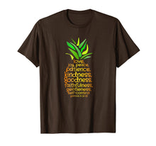 Load image into Gallery viewer, Pineapple Shirt Bible Fruit Of The Spirit Love Joy Peace Tee
