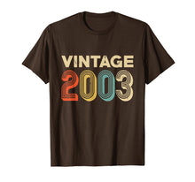 Load image into Gallery viewer, Retro Vintage 2003 Shirt 16th Birthday Gift Ideas Girls Boys
