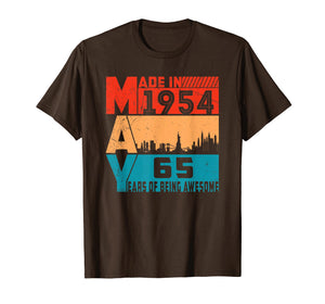 Made in May 1954 - 65th Birthday T-Shirt 65 years old Gift