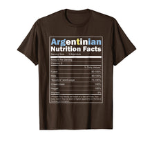 Load image into Gallery viewer, Argentina Shirt - Funny Argentinian Nutrition Facts Tshirt
