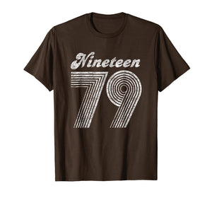 CuteComfy 40th Birthday Gift Nineteen 79 1979 Shirt